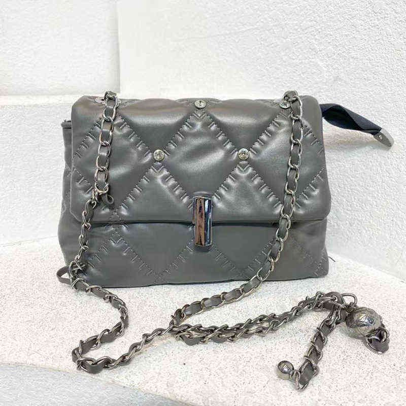 Grey Shoulder Bag