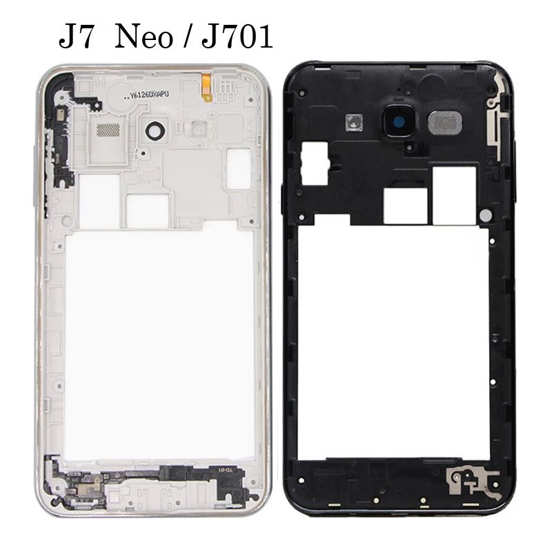 Cell Phone Bumpers For Samsung Galaxy J7 Neo SM J701F J701 J701F J701M  Middle Frame Housing Chassis Plate With Back Camera Glass Lens From  Wonwin1111, $ 