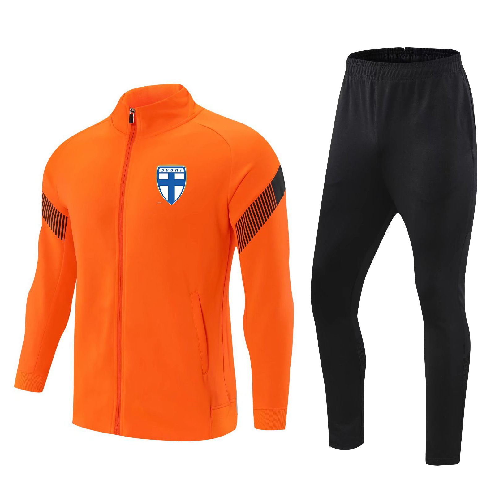 Finlandia National Football Team Kids Jersey Chalet Chalets Fútbol De Fútbol Abrigo De Invierno Capacitación De Adultos Trajes De Desgaste De Los Trajes De Fútbol Sweater Logo Modifique De 35,12