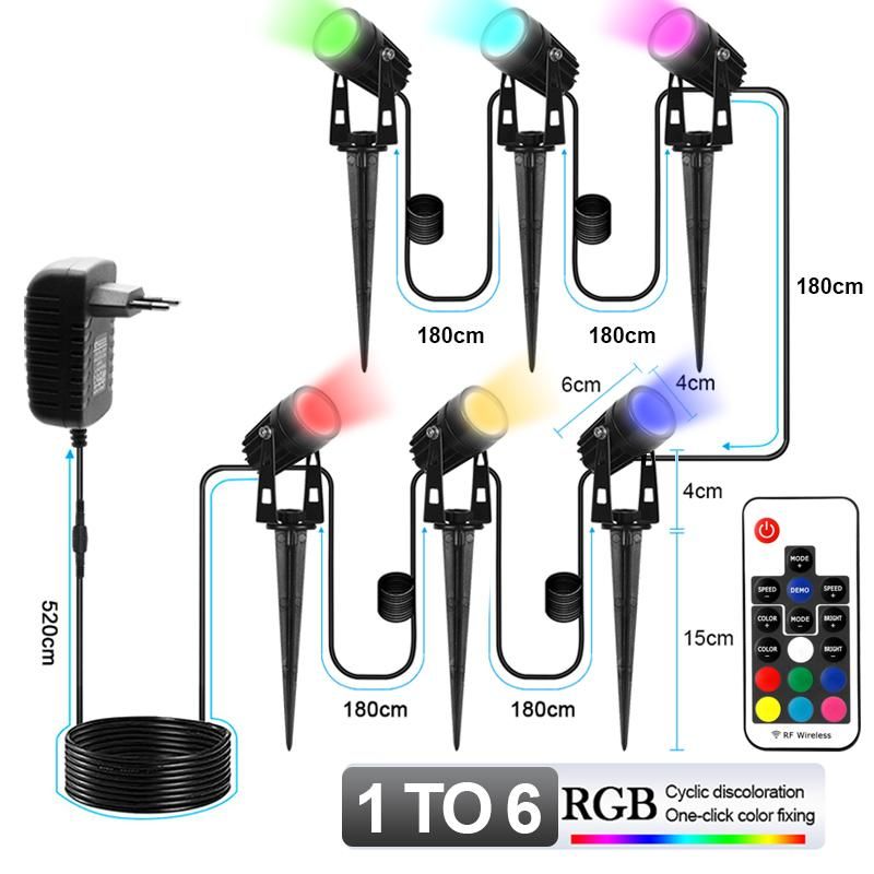 1 TO 6-RGB-Remote