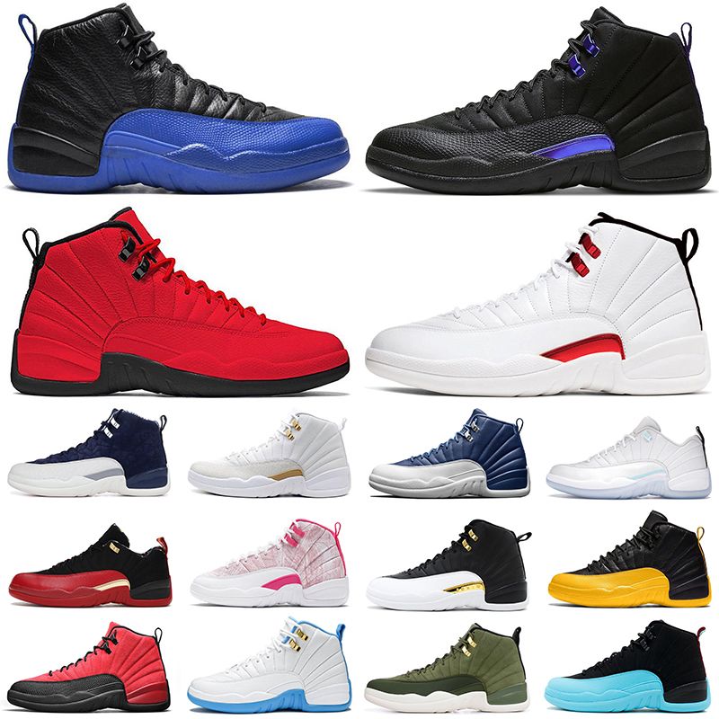 2021 Lagere Prijs 12 12S Basketbalschoenen Dames Mannen Donker Concord  Reverse Griep Spel Taxi Twist Ovo Indigo CNY Mens Trainers Sport Sneakers  Maat 40 47 Van Gold_shopping_store, 32,74 € |DHgate