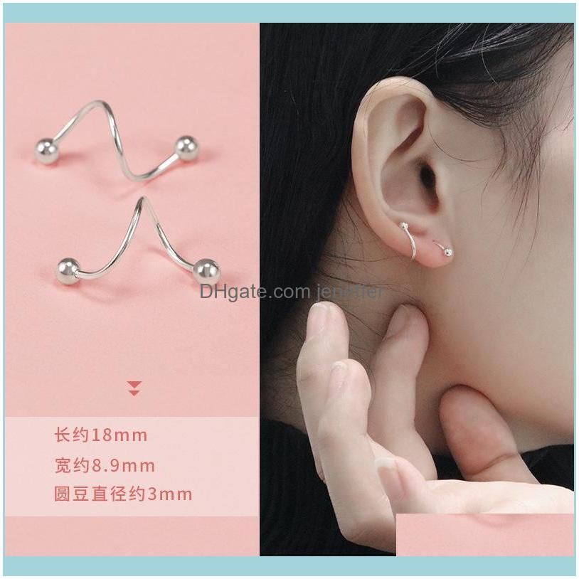 Boucles d'oreilles vis-925 Argent