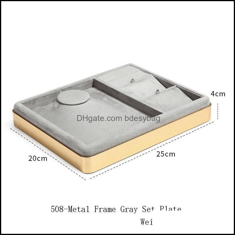 Metal Frame Gray Set Plate