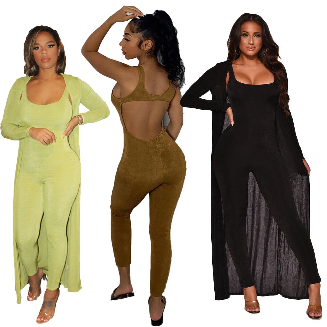 cardigan jumpsuit set