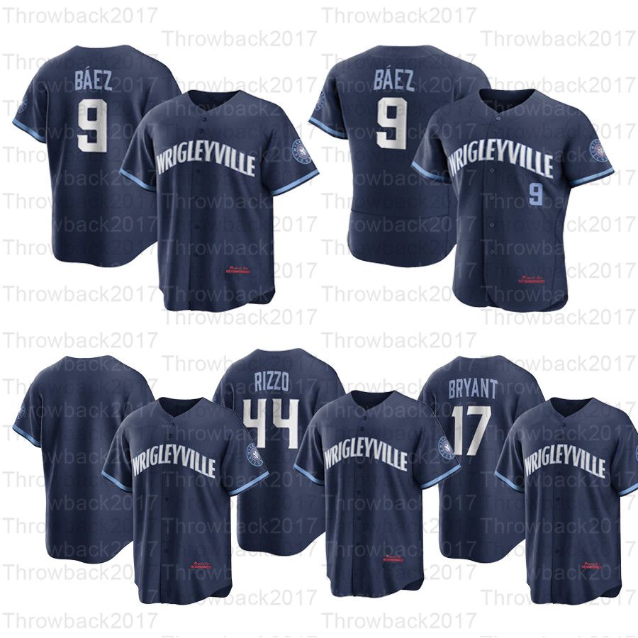 2021 Chicago Javier Baez Wrigleyville Cubs 2021 City Connect Jersey