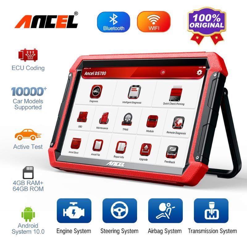 Menagerry Thespian seinpaal Korting CODE Lezers Scan Tools Ancel DS700 OBD2 Bluetooth WIFI Auto Scanner  Auto Systeem Diagnose 28 Reset Service ECU Codering Actieve Test ODB2 REA  Uit China |DHgate