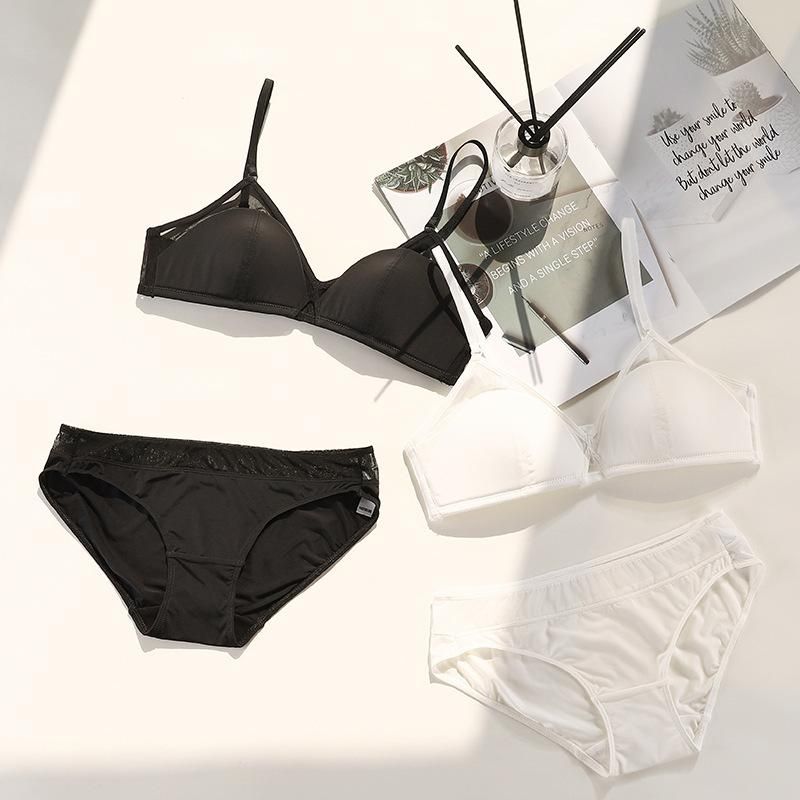 Compra Sistemas De Sujetadores Bra Lencería Hilo De Malla Hueco Ultra  Delgado Triángulo Taza De Triángulo Lace Sexy Ropa Interior Sin Anillo De  Acero Juego Ultra Delgado Barato | Entrega Rápida Y