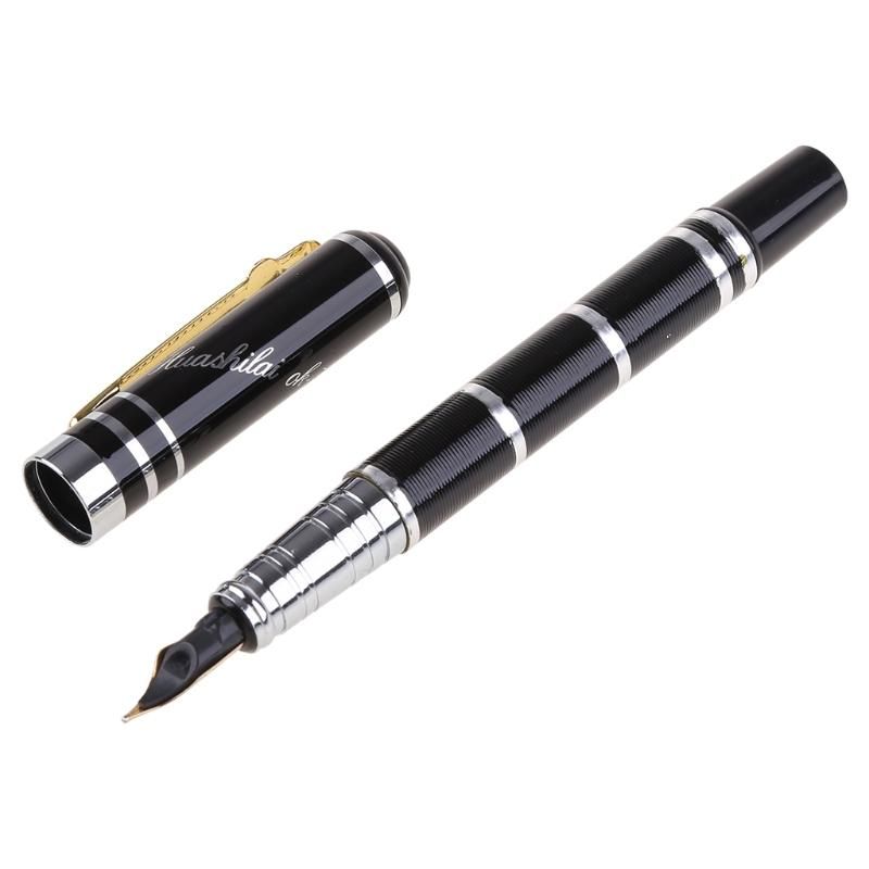 Fountain Pens 2021 Luxury Metal Ballpoint Pen Business Student Writing Tool Calligraphy Office School Supplies