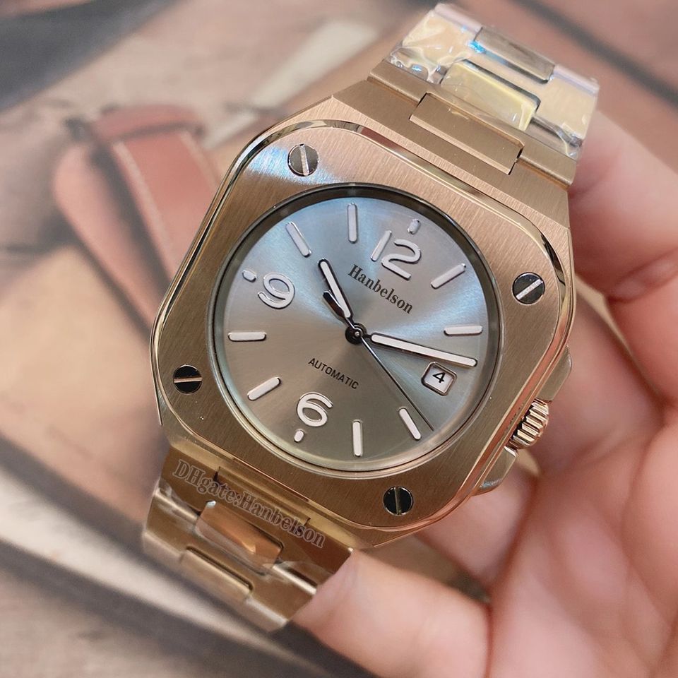 Rose Gold Case (Silver Dial)