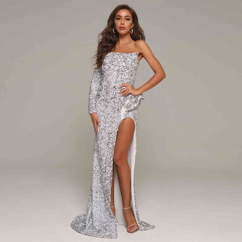 Silver Party Dress