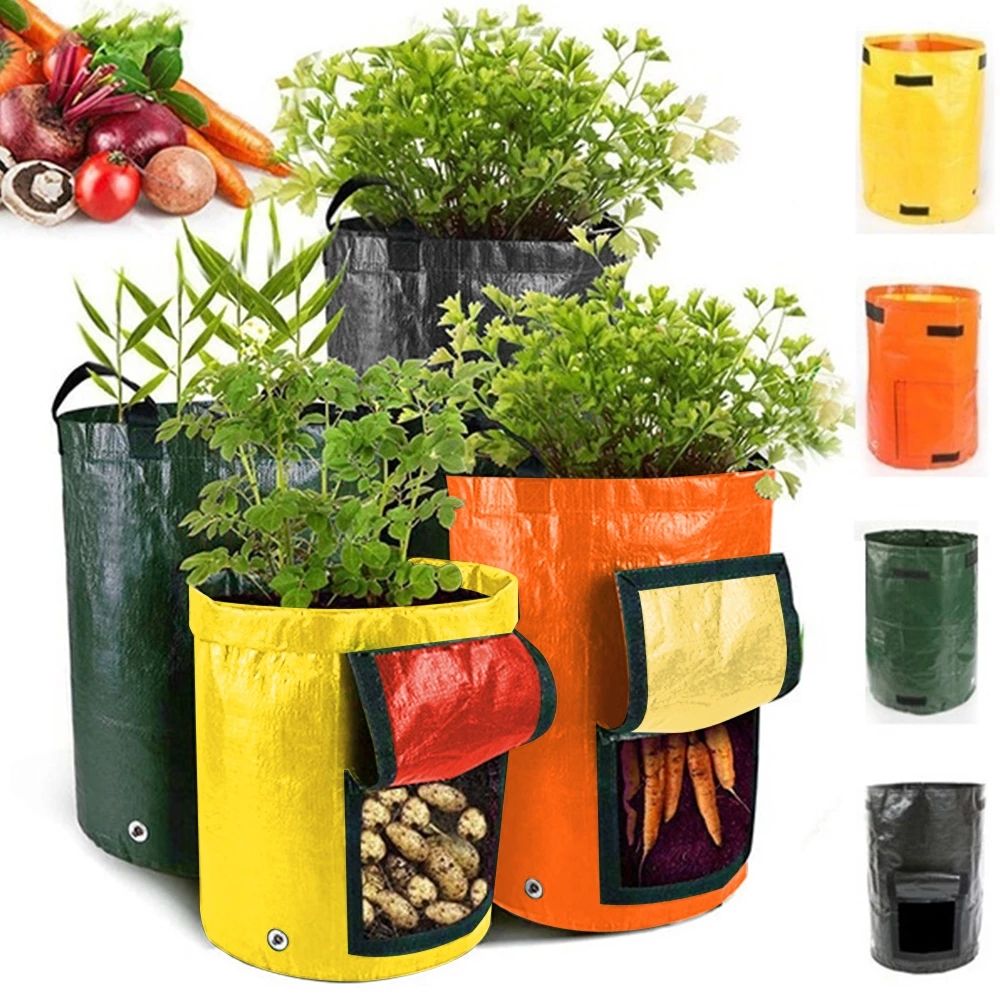 Flores Plantas Plantación Bolsas de plástico Macetas de cultivo Hogar Flores Plantas Plantación Bolsas de plástico Macetas de cultivo Hogar