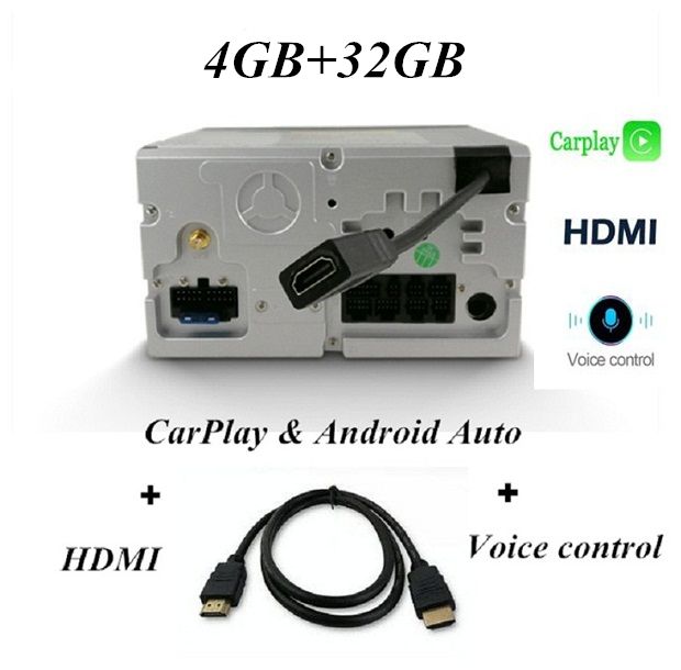 Carplay Ses Kontrolü ile 32GB HDMI