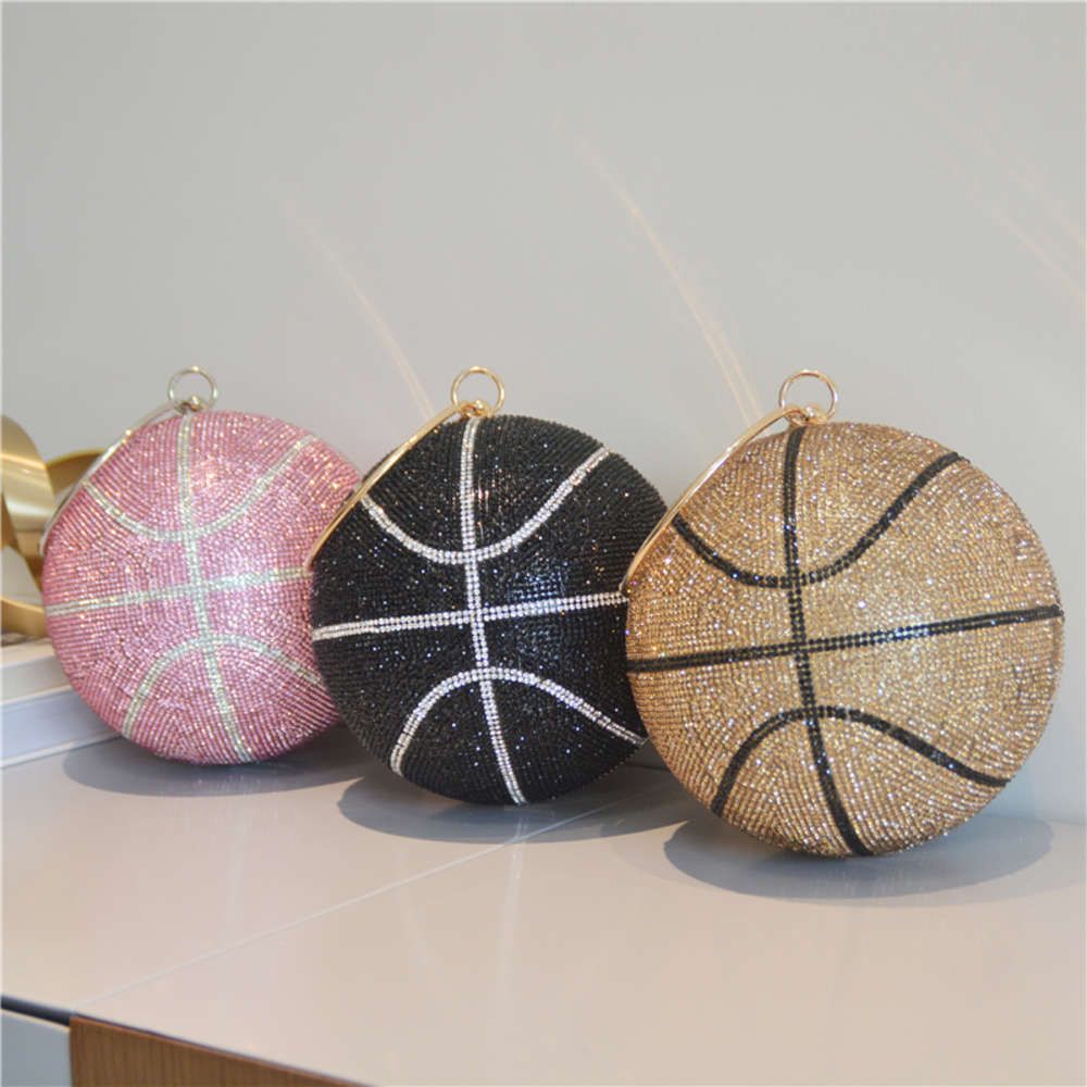 gold basketball purse
