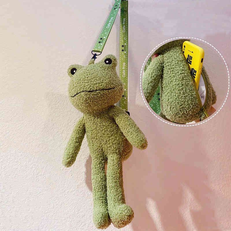 frog plush backpack