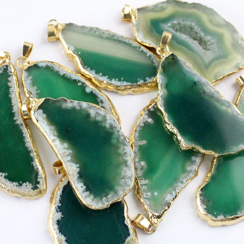 Green Agate Pendant