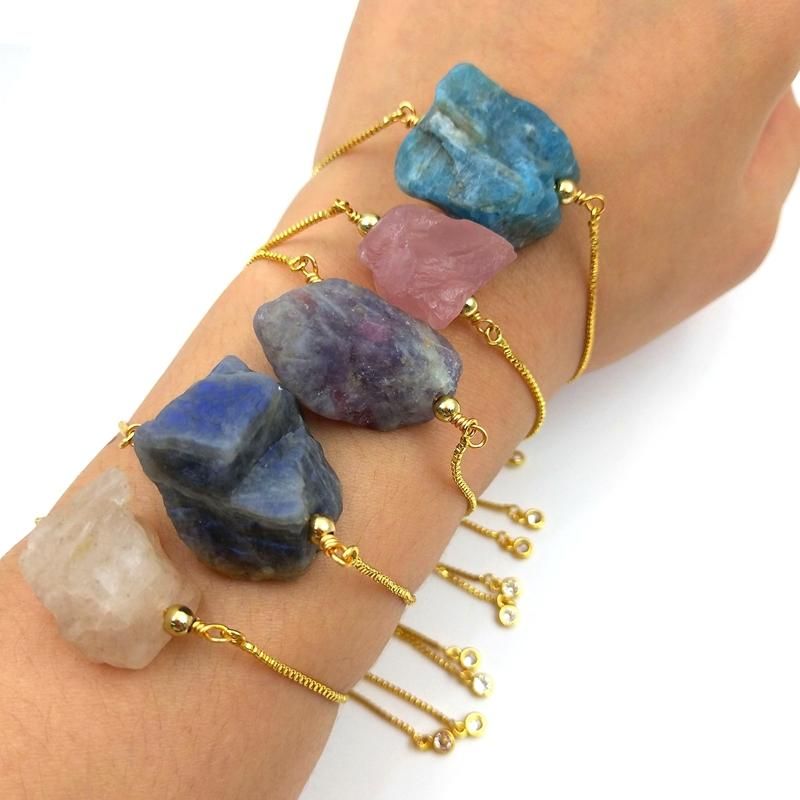 Pulsera De Paquete De Gema Natural Para Mujeres Pulseras De Pulsera De Paquete De Gema Natural Para Mujeres Pulseras De