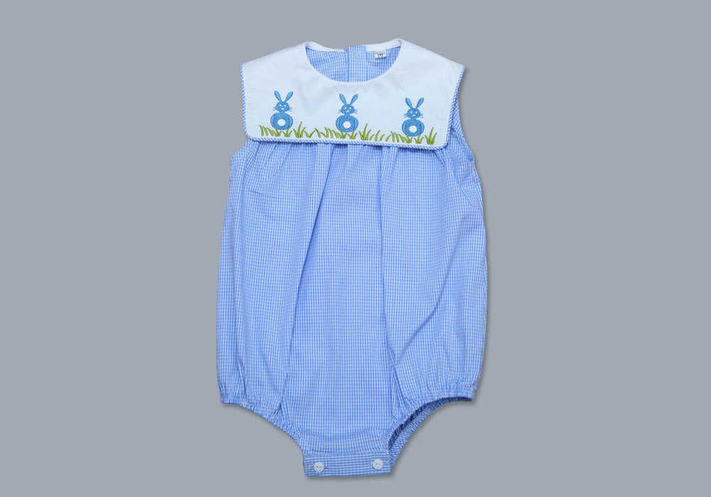 Blauwe romper