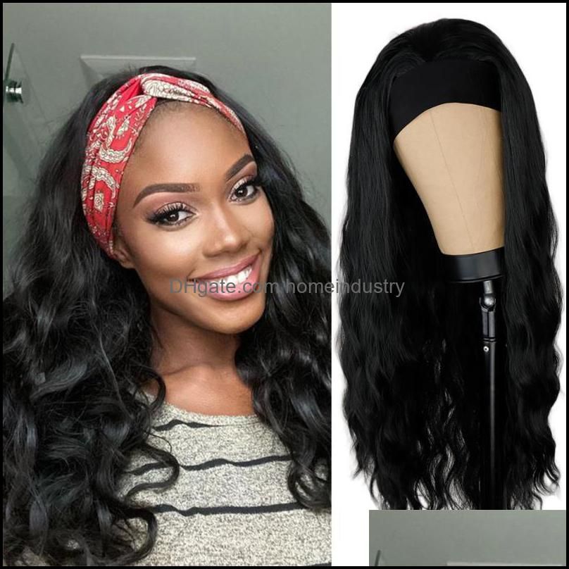 Products Synthetic Wigs Hair Band Wig Curly Headband Long Wavy Hairstyle Fiber For African American Womens Drop Delivery 2021 Wypxd Products Synthetic Wigs Hair Band Wig Curly Headband Long Wavy Hairstyle Fiber For African American Womens Drop Delivery 2021 Wypxd