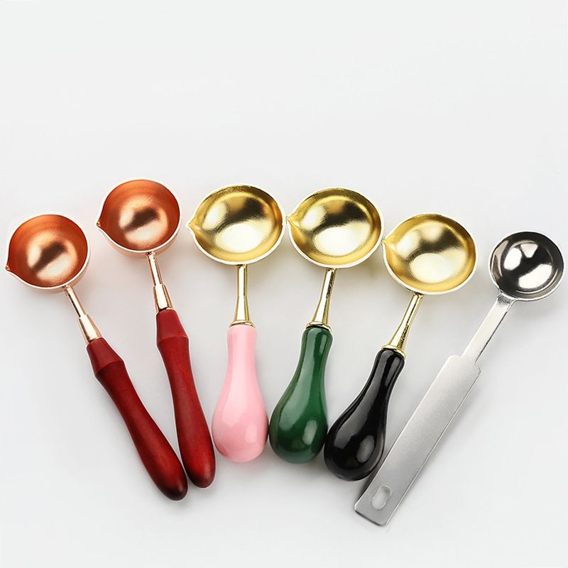 5 Styles Spoons for Sealing Wax,vintage Wax Seal Spoon,wax Melter 