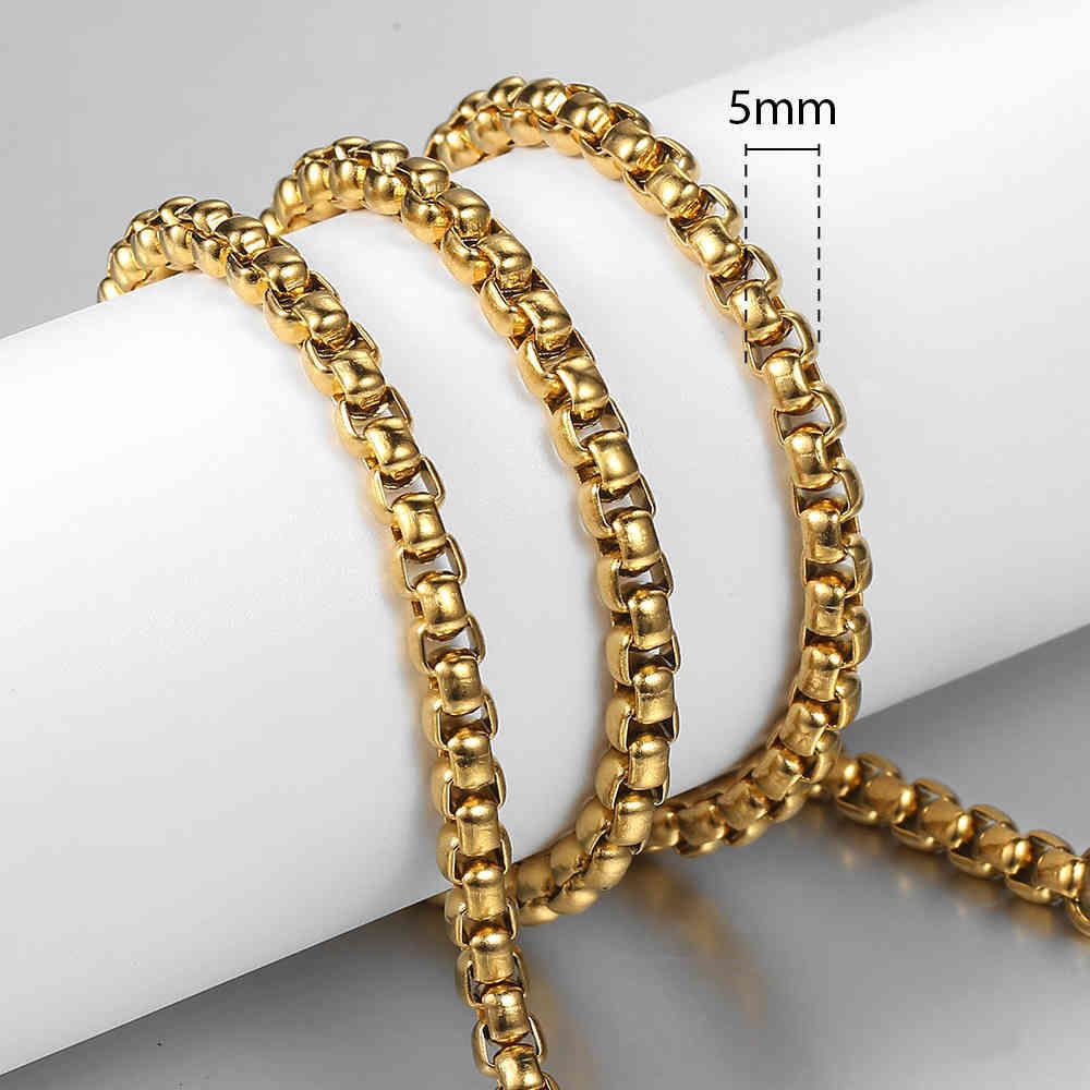 5mm Gold-20inch 50cm