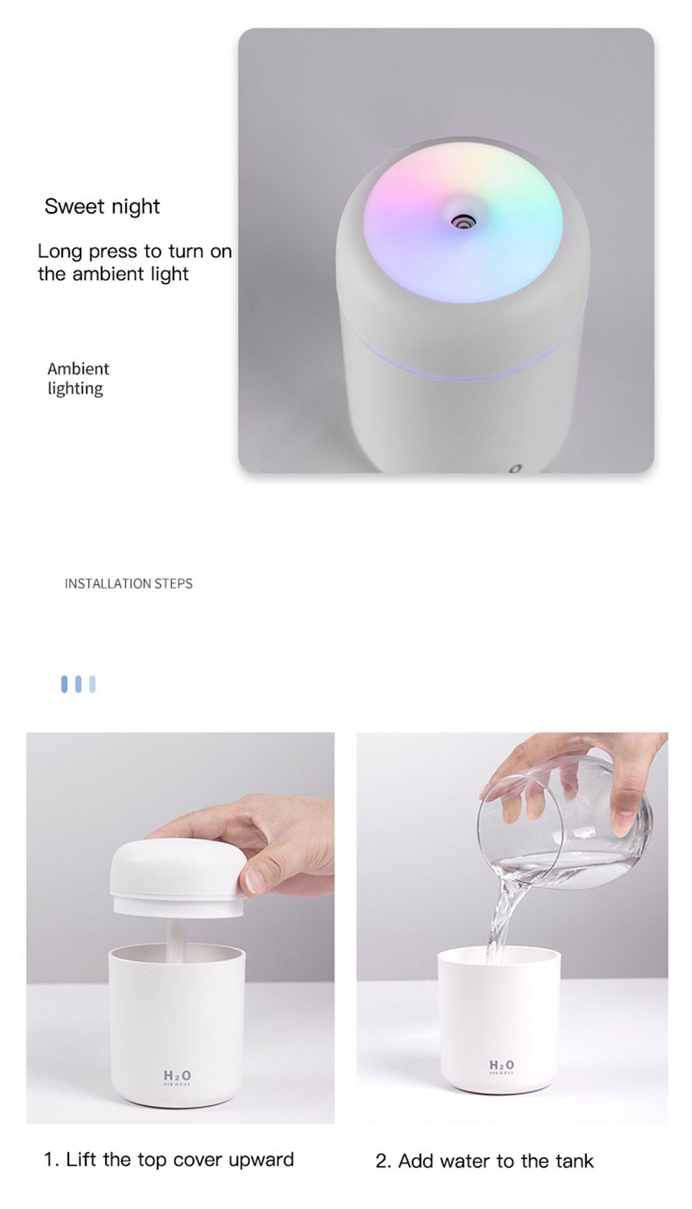 Colorful humidifier инструкция. Увлажнитель воздуха h2o Humidifier. Увлажнитель воздуха USB colorful Humidifier. Увлажнитель воздуха Ultrasonic Aroma Diffuser. Увлажнитель мини h20.