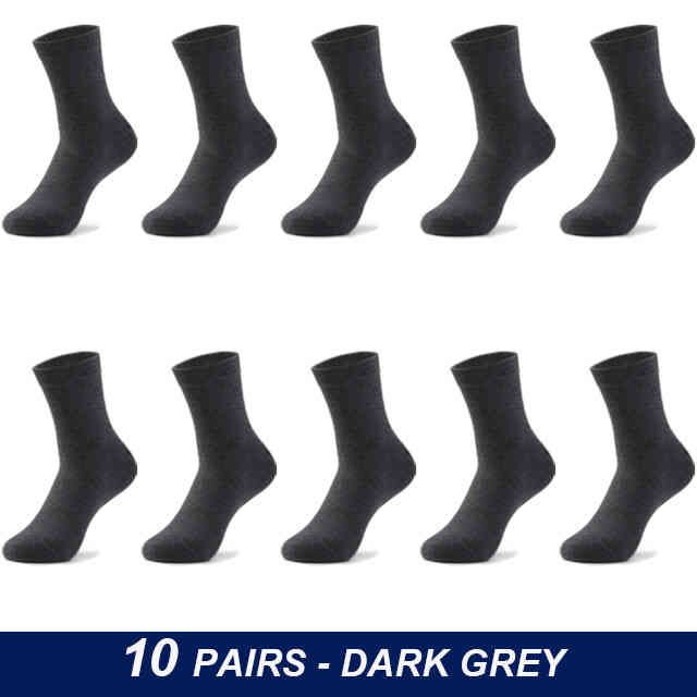 10Pairs mörkgrå