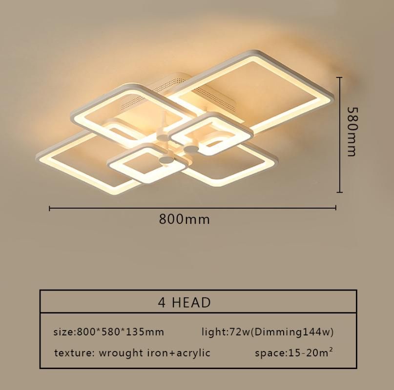 Dimmable com cabeças RC 6