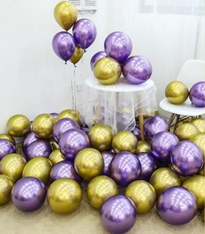 GOLD PURPLE 10INCH 50PCS