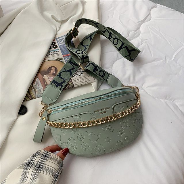 Color:Green Waist bag