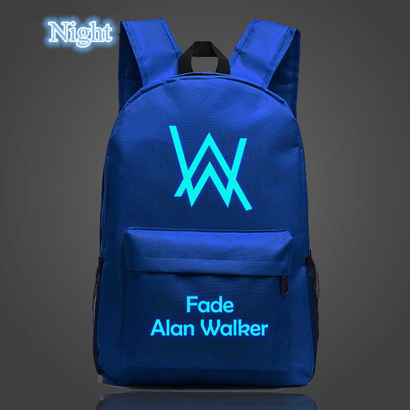 Parcialmente Continuo Amplificador Mochila Luminosa Alan Walker Para Adolescentes Faded Music Electronic  School Bags Mochila De 69,71 € | DHgate