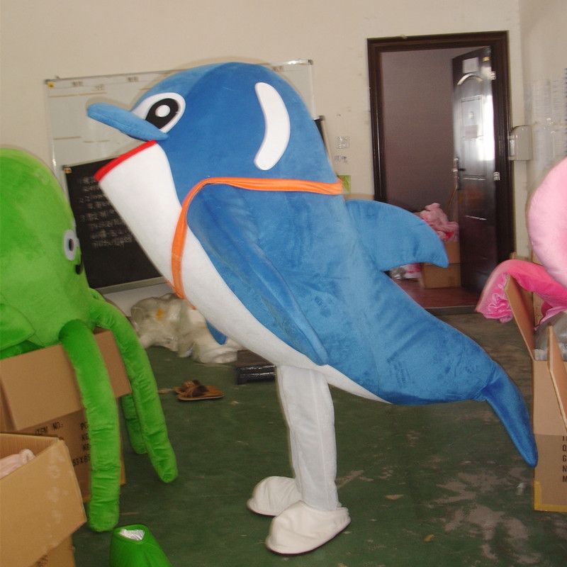 Mascot Costumes Cute Dolphin Mascot Costume Funny Suits Party Game Fursuit Cartoon Dress Outfits for Carnival Mascot Costumes Cute Dolphin Mascot Costume Funny Suits Party Game Fursuit Cartoon Dress Outfits for Carnival