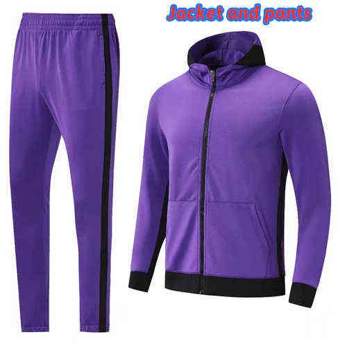 pantaloni della giacca viola