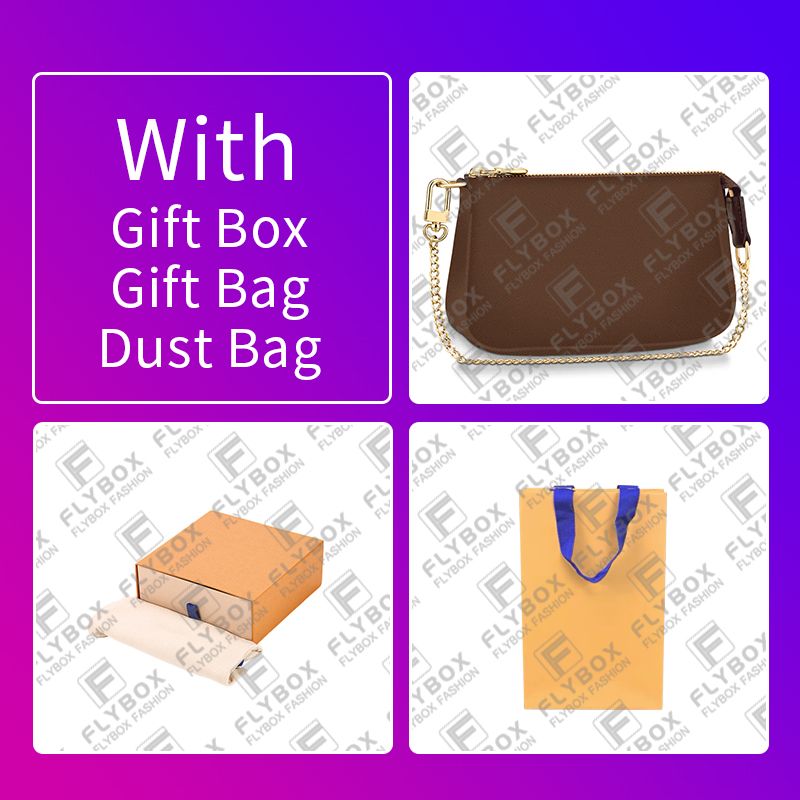 grille brune / avec sac à poussière Boîte de sac cadeau