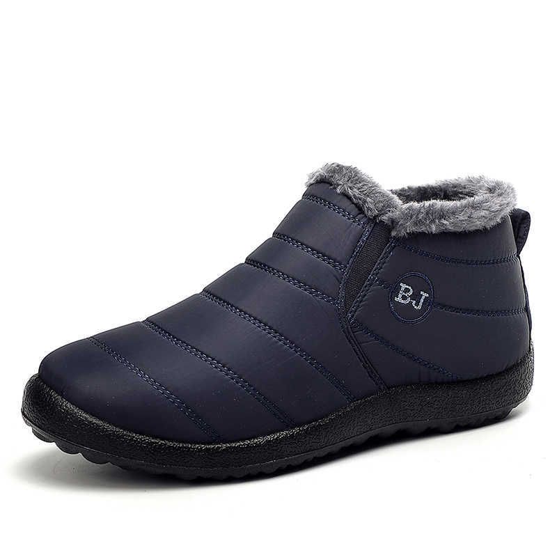 Warm schoenen blauw