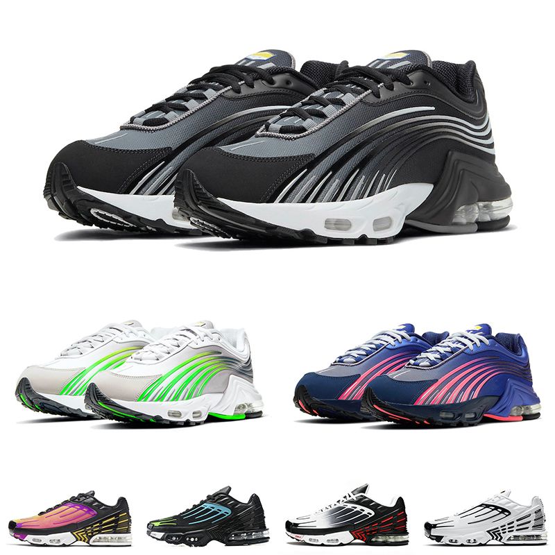 Acheter Pas Cher Max Tn Plus 3 Air Tuned White Off Taille 12 Hommes Tn Plus  2 Formateurs De Mode Tuned 3 Chaussures De Course Pour Femmes Noir Avec  Panneau Blanc Blue