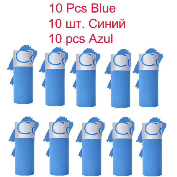 10 pcs azul