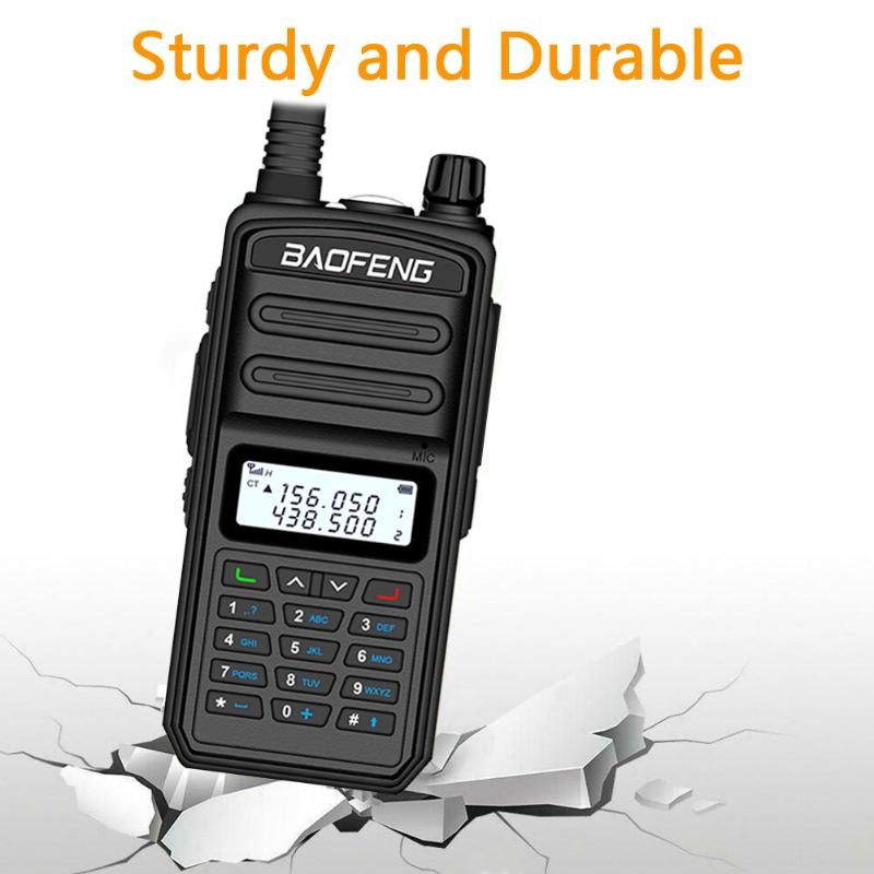 Pack Baofeng UV-5R  Plus Ham Radio Handheld, Dual Band Two Way Radio Rechargeable Long Range Walkie Talkies, with Earpiece ＆ Programming Cable (Bla - 1