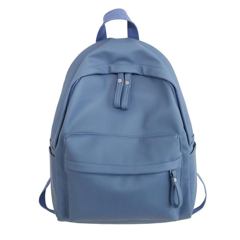 EAHKGmh PU Leather Fashionable Large-Capacity Backpack College-Style College Student Bookbag Laptop Computer Backpack EAHKGmh PU Leather Fashionable Large-Capacity Backpack College-Style College Student Bookbag Laptop Computer Backpack