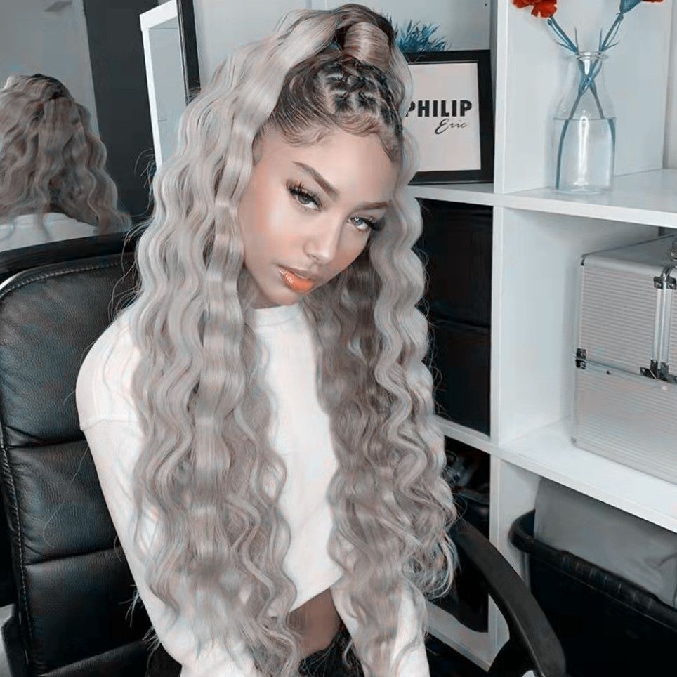 22 Clip In Hair Extensions Wrap Drawstring Ponytail Long Straight Curly  Ombre Dip Dye Natural Black To Silver Gray From Divaswigszhou, $52.47 |  DHgate.Com