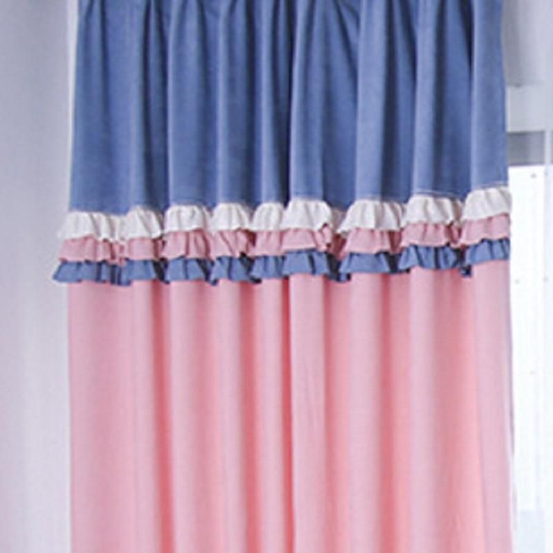 Pink curtain