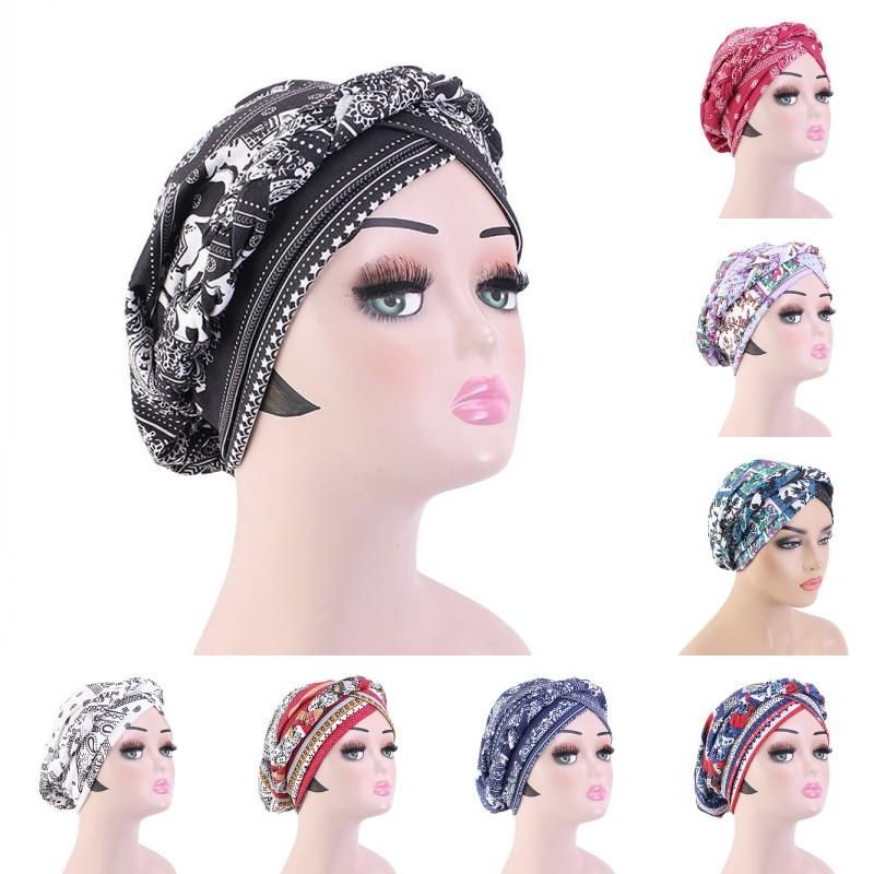 Turbante Gorras Mujer Bufanda Hijab Musulmana Envolturas Afr Turbante Gorras Mujer Bufanda Hijab Musulmana Envolturas Afr
