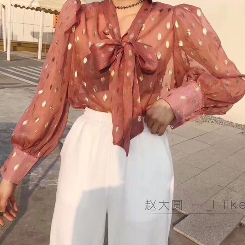 Blusa Mujer Dot Manga 34 Blusa Mujer Dot Manga 34