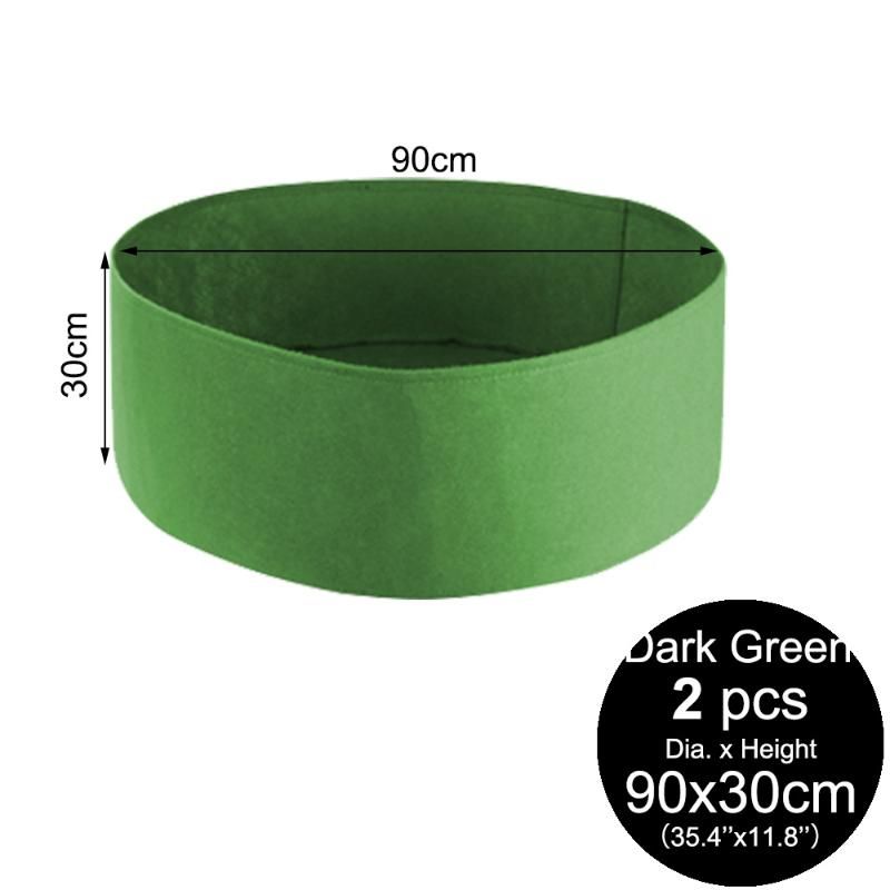 2pcs 90x30cm-d.green