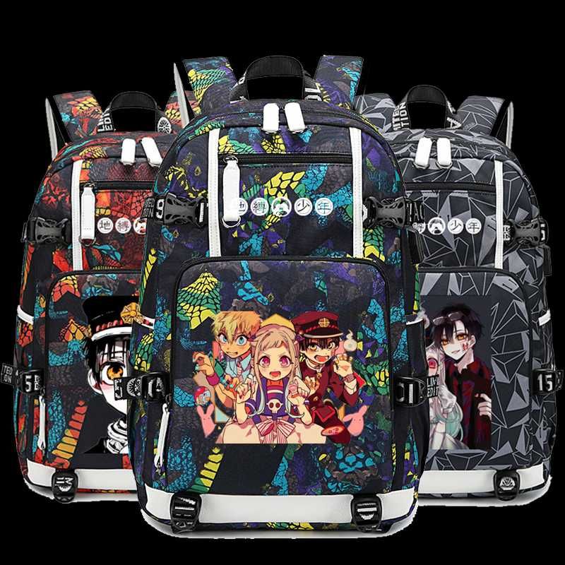 Compra Mochila Bolso De Carga De Jibaku Shounen Hanako Kun Usb De Hanako Kun  Para Adolescentes Chicas Chicas Schoolbag Portátil Cosplay Barato | Entrega  Rápida Y Calidad | Es.Dhgate