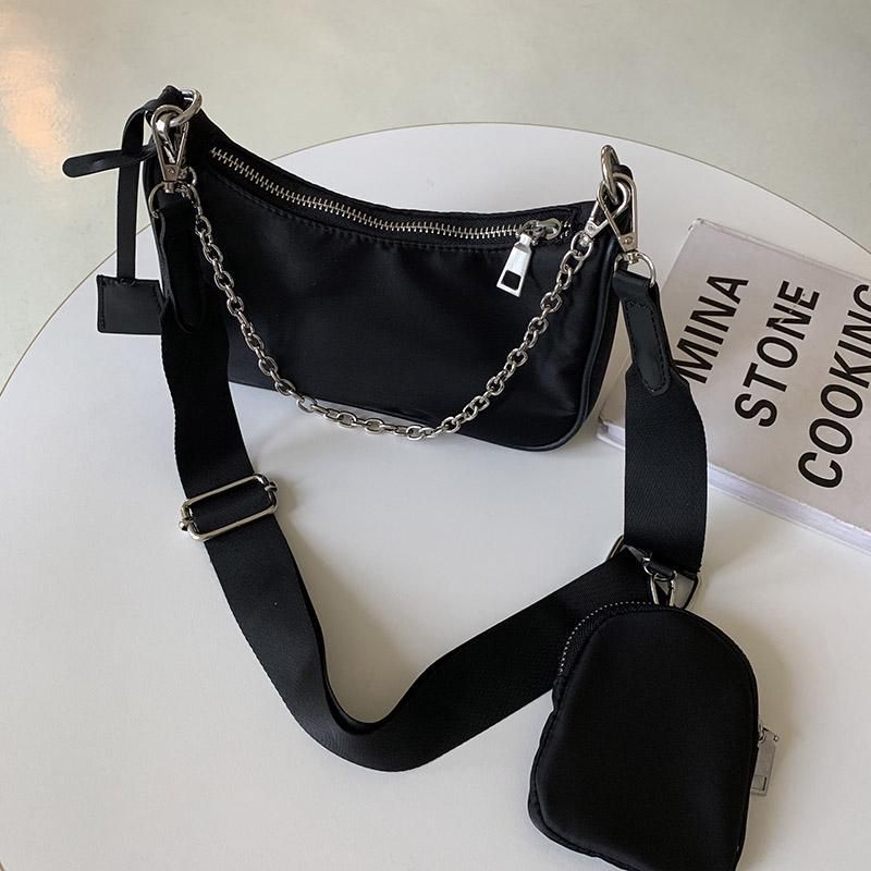 Acquistare Borse Da Sera Vintage Catena In Nylon Catena A Tracolla Borsa  Donna Designer Nero Sport Spalla Messenger Femmina Borse Casual Borse Da  Viaggio Piccole Borse Da Viaggio Economico | Consegna Veloce