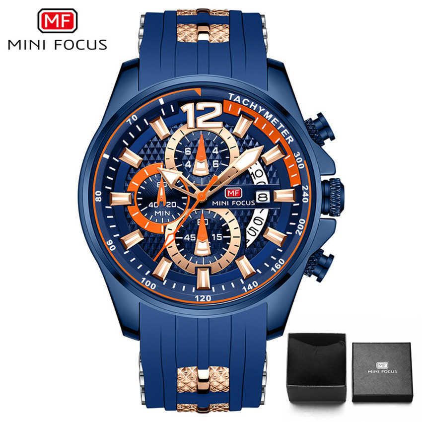 Orologio blu con scatola