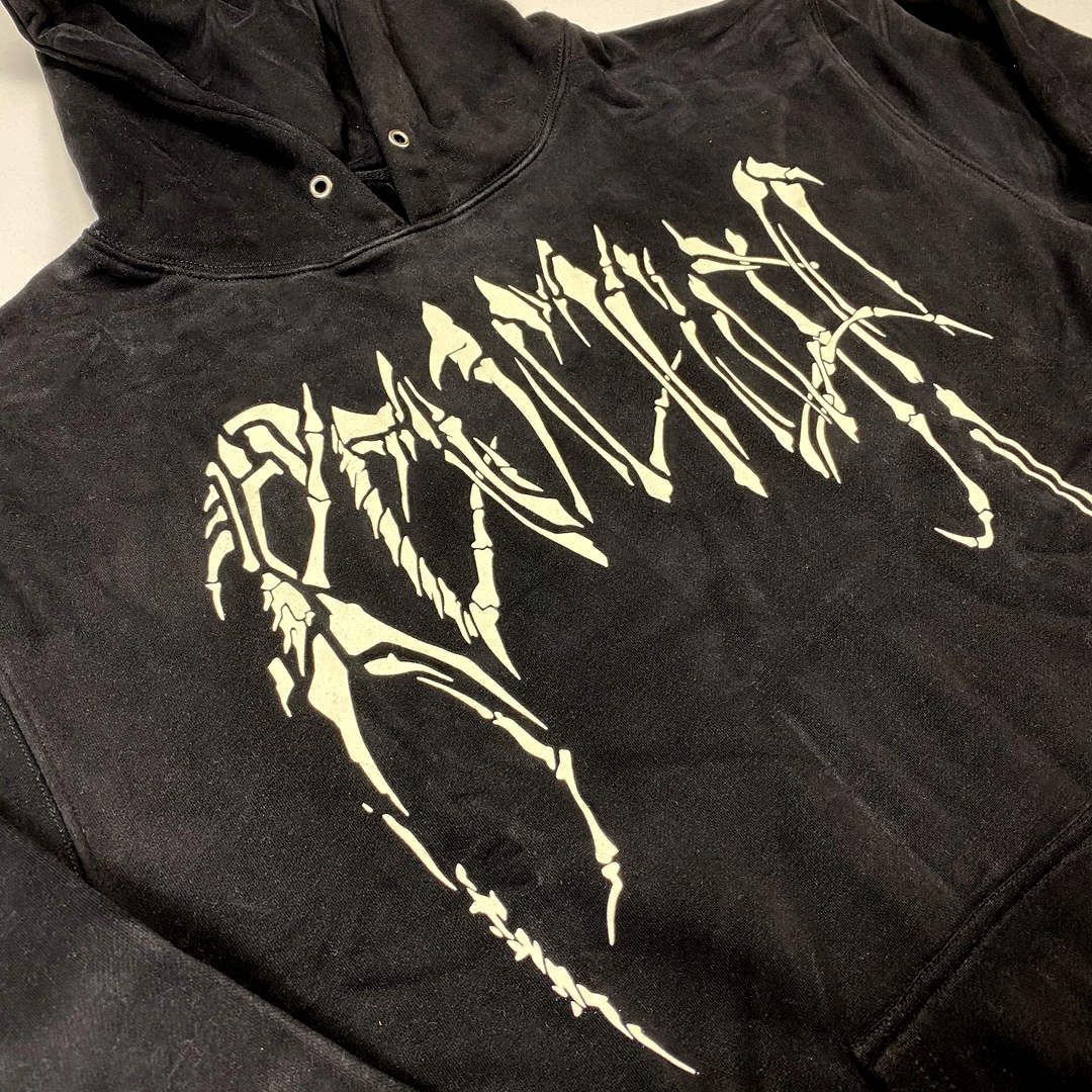 glitter skeleton moletom com capuz