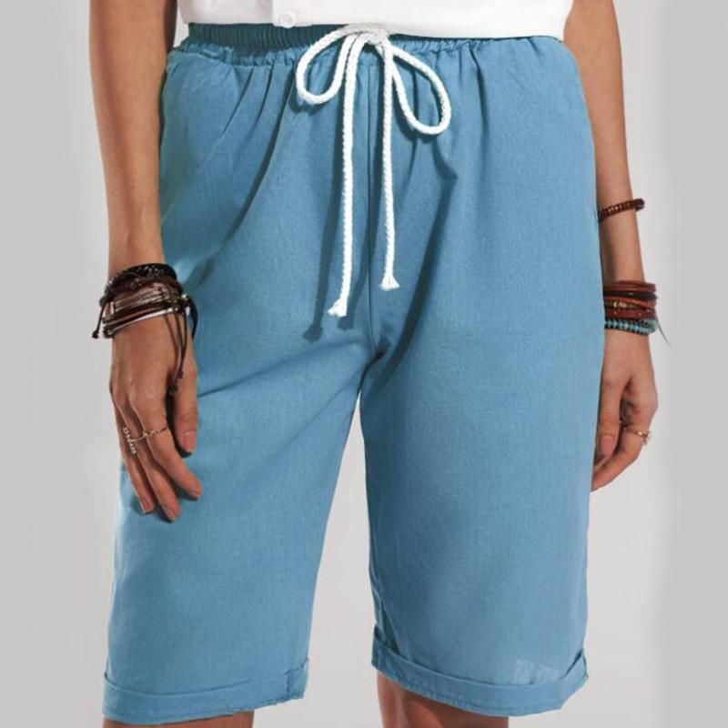 Compra Pantalones Cortos Para Mujeres 2021 Verano Mujeres Casual Todo Match  Pequeño Fresco Femenino Lace Up Mujer Ropa Color Sólido Dama Barato |  Entrega Rápida Y Calidad | Es.Dhgate