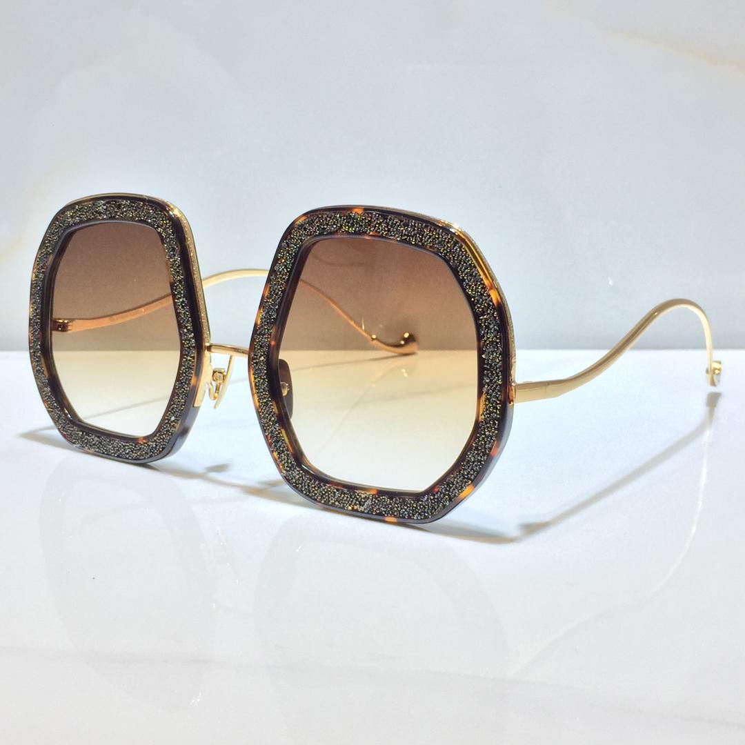 Diamond Amber Frame Gradient Tea Len