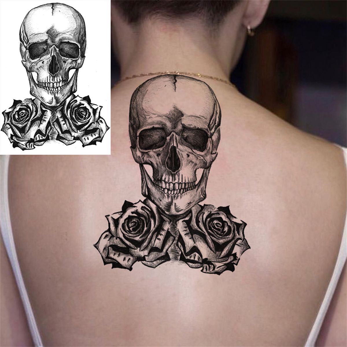 Evil Gangster Temporary Tattoos For Women Men Adult Kids Flower Skull Tattoo Stickers Wolf Astronaut Body Art Tatoos Halloween Evil Gangster Temporary Tattoos For Women Men Adult Kids Flower Skull Tattoo Stickers Wolf Astronaut Body Art Tatoos Halloween